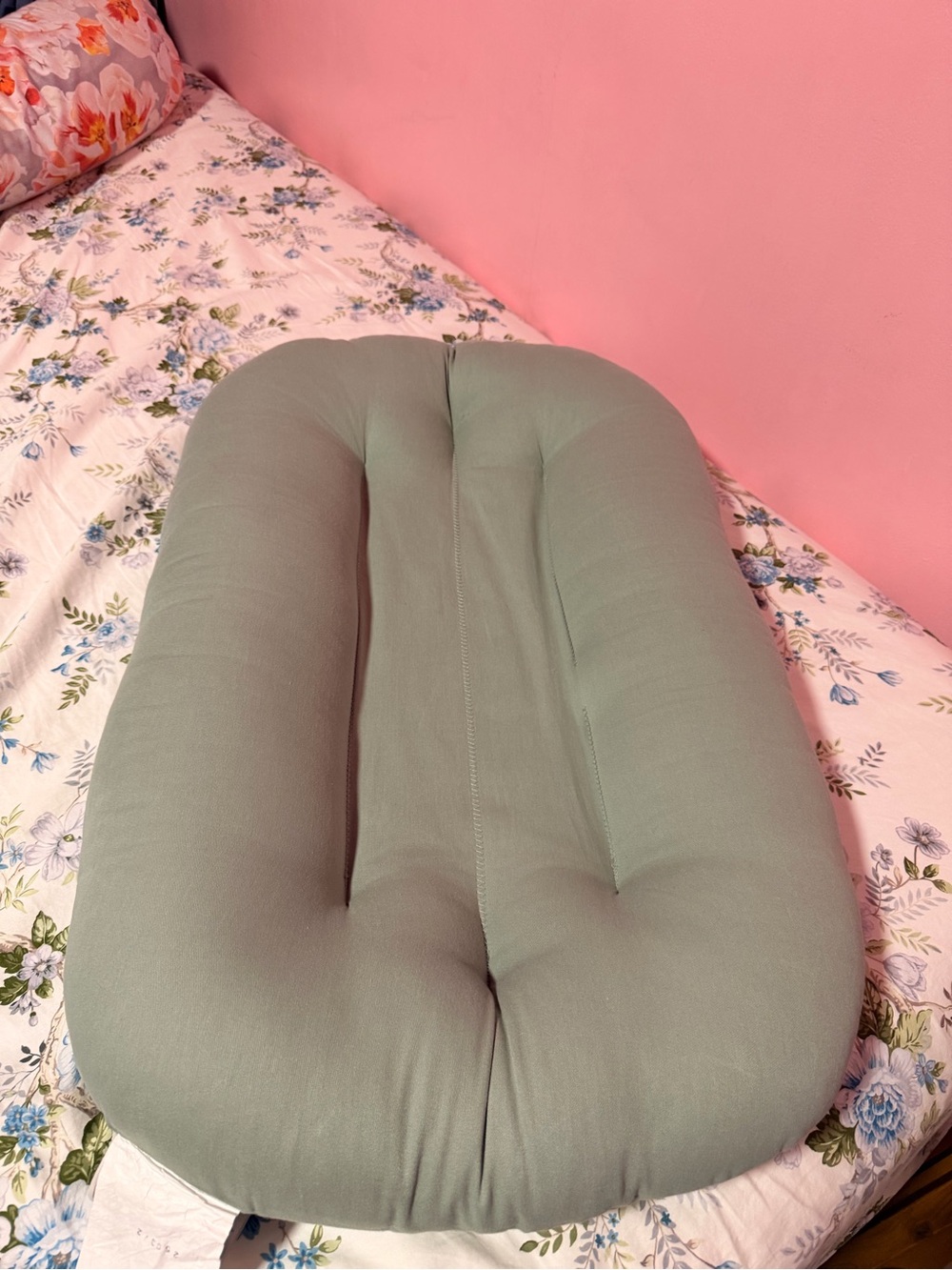 Green Infant Lounger from Snuggle me